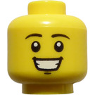 LEGO Žlutá Kostka Kostým Guy (Zapuštěný pevný cvoček) (3626)