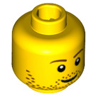 LEGO Yellow  Bricks and More Head (Recessed Solid Stud) (88944 / 90227)