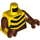 LEGO Gul Bumblebee Minifig Torso (973 / 76382)