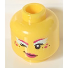 LEGO Yellow Candy Ballerina Head (Recessed Solid Stud) (3626)