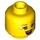 LEGO Yellow Candy Mermaid Minifigure Head (Recessed Solid Stud) (3626 / 75552)