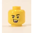 LEGO Yellow Carnival Dancer Head (Safety Stud) (3626)