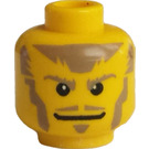 LEGO Yellow  Castle Head (Safety Stud) (3626)