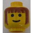 LEGO Gul Borg Hode (Sikkerhetsknott) (3626)