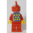 LEGO Gelb Schloss Ritter Rot Cavalry Minifigur