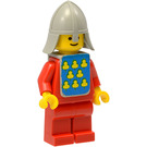 LEGO Žlutá Hrad Rytíř Červená Minifigurka