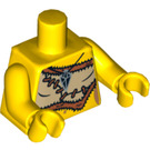 LEGO Yellow Cave Woman Torso (973 / 88585)