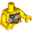 LEGO Gelb Cave Frau Torso (973 / 88585)