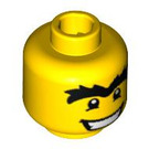 LEGO Yellow Caveman Head (Safety Stud) (3626 / 88024)