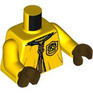LEGO Yellow Cedric Diggory Minifig Torso (973 / 76382)
