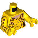 LEGO Gelb Cheetah Minifig Torso (973 / 76382)