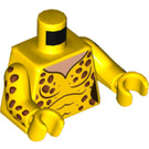 LEGO Żółty Cheetah Minifigurka Tułów (973 / 76382)