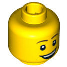 LEGO Yellow Chicken Suit Guy Head (Safety Stud) (3626 / 11482)