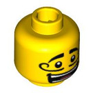 LEGO Yellow Circus Ringmaster Head (Safety Stud) (3626 / 91301)