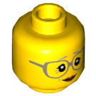 LEGO Geel City People Pack Grandmother Minifigure Hoofd (Verzonken Solid Stud) (3626 / 26848)