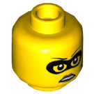 LEGO Giallo Clara Minifigure Testa (Perno solido incassato) (3626 / 68020)