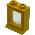 LEGO Yellow Classic Window 1 x 2 x 2 with Extended Lip and Hole in Top