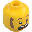 LEGO Yellow Clemmons - Chicken Suit Minifigure Head (Recessed Solid Stud) (3626 / 79216)