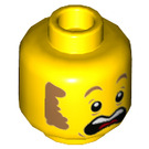 LEGO Geel Clemmons - Kip Suit Minifigure Hoofd (Verzonken Solid Stud) (3626 / 79216)