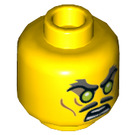 LEGO Yellow Clouse Minifigure Head (Recessed Solid Stud) (3626 / 19883)