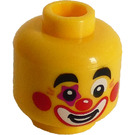 LEGO Yellow Clown Head (Recessed Solid Stud) (3626)