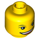 LEGO Yellow Club Max Head (Safety Stud) (3626 / 15157)