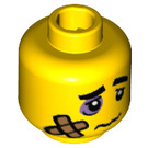 LEGO Gelb Clumsy Guy Minifigure Kopf (Einbau-Vollbolzen) (3626 / 24682)