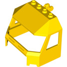 LEGO Yellow Cockpit 6 x 4 x 3 (45406)