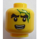 LEGO Yellow Cole head (Recessed Solid Stud) (3626)