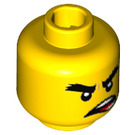 LEGO Gelb Cole Minifigure Kopf (Einbau-Vollbolzen) (3626 / 34582)