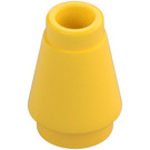 LEGO Amarillo Cono 1 x 1 con ranura superior (28701 / 59900)