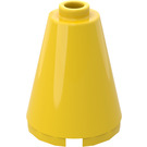 LEGO Yellow Cone 2 x 2 x 2 (Safety Stud)
