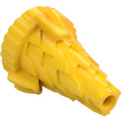 LEGO Geel Kegel Stepped Drill met Stekels (64713)