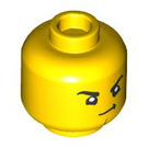 LEGO Gelb Cooper Minifigure Kopf (Einbau-Vollbolzen) (3274 / 102988)
