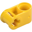 LEGO Yellow Cross Block 90° 1 x 2 (Axle/Pin) (6536 / 40146)