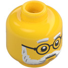 LEGO Yellow Curator / Dr. Kilroy Minifigure Head (Safety Stud) (3274 / 106964)