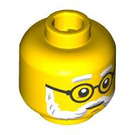 LEGO Jaune Curator / Dr. Kilroy Minifigure Diriger (Goujon de sécurité) (3274 / 106964)