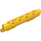 LEGO Yellow Curved Panel 11 x 3 with 10 Pin Holes (11954)