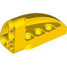 LEGO Yellow Curved Panel 3 x 5 x 2 Right (2442)