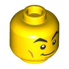 LEGO Jaune Cyber Rider Minifigure Diriger (Goujon solide encastré) (3626 / 102425)