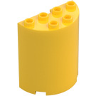 LEGO Yellow Cylinder 2 x 4 x 4 Half (6218 / 20430)