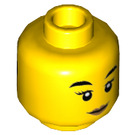 LEGO Jaune Daisy Kaboom Minifigure Diriger (Goujon solide encastré) (3626 / 66174)