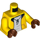 LEGO Yellow Darius Minifig Torso (973 / 76382)