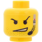 LEGO Giallo Dash Testa (Perno di sicurezza) (3626)