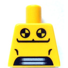 LEGO Amarillo Demolition Dummy Torso sin brazos (973)