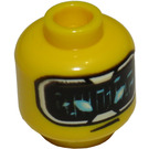 LEGO Giallo Digi Kai Testa (Perno solido incassato) (3626)