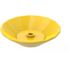 LEGO Yellow Dish 5 x 5 (6942)