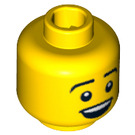 LEGO Gelb Diver Kopf (Sicherheitsnoppe) (3626 / 10777)