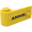 LEGO Yellow Door 1 x 3 x 1 Left with "ANWB" Sticker (3822)