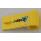 LEGO Yellow Door 1 x 3 x 1 Right with 'ANWB' and Blue Logo Sticker (3821)